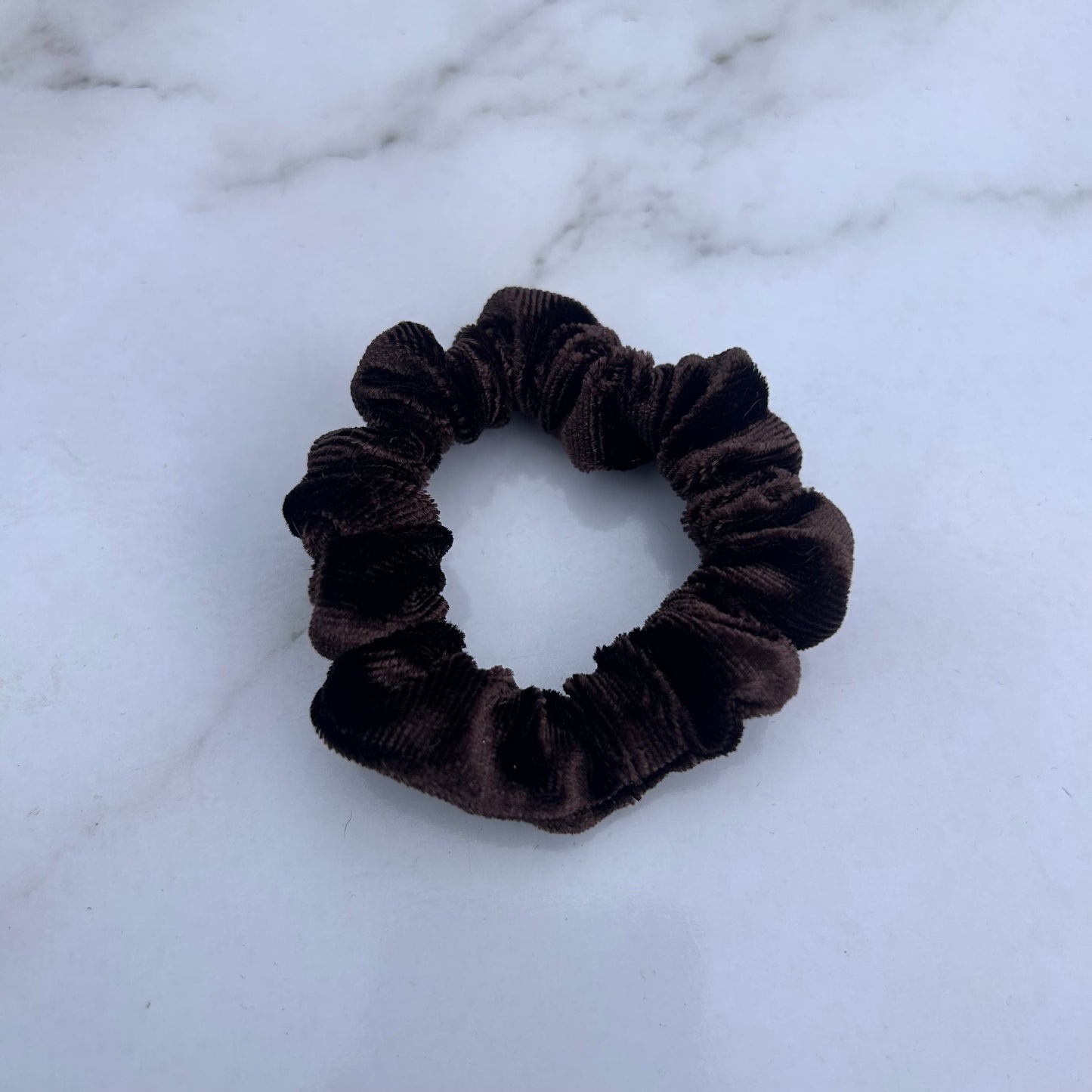 Chocolate Mini Scrunchie