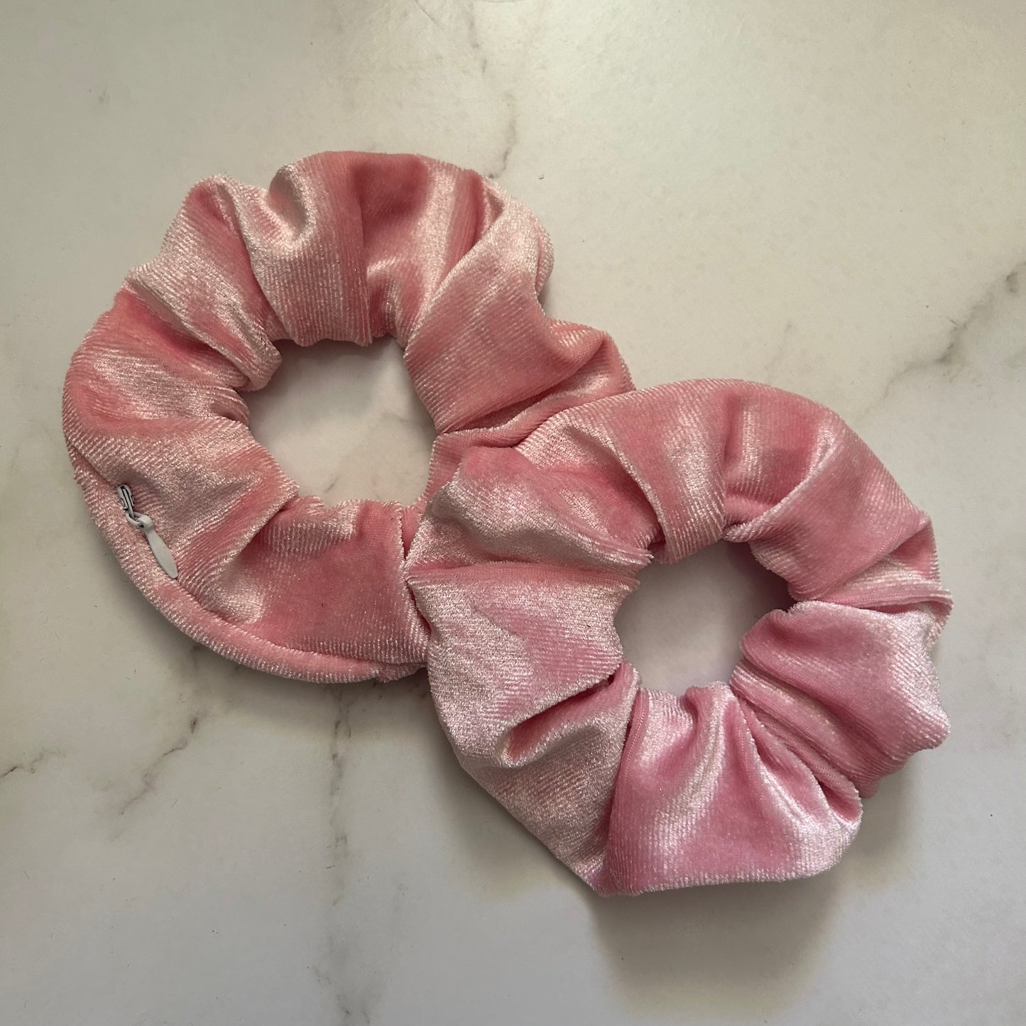 Baby Pink Clare Pocket Scrunchie