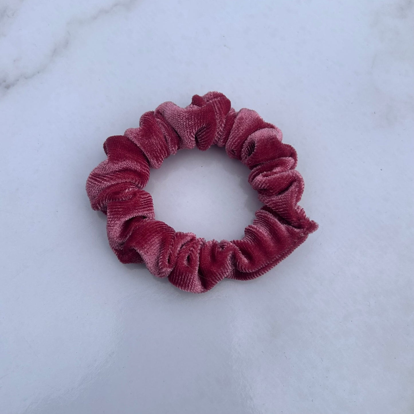 Bright Pink Mini Scrunchie