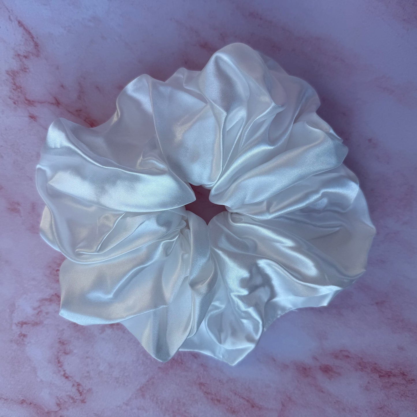 White Maxi Scrunchie