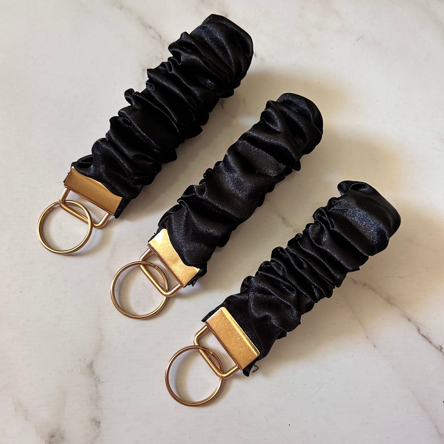 Black Satin Wriststrap