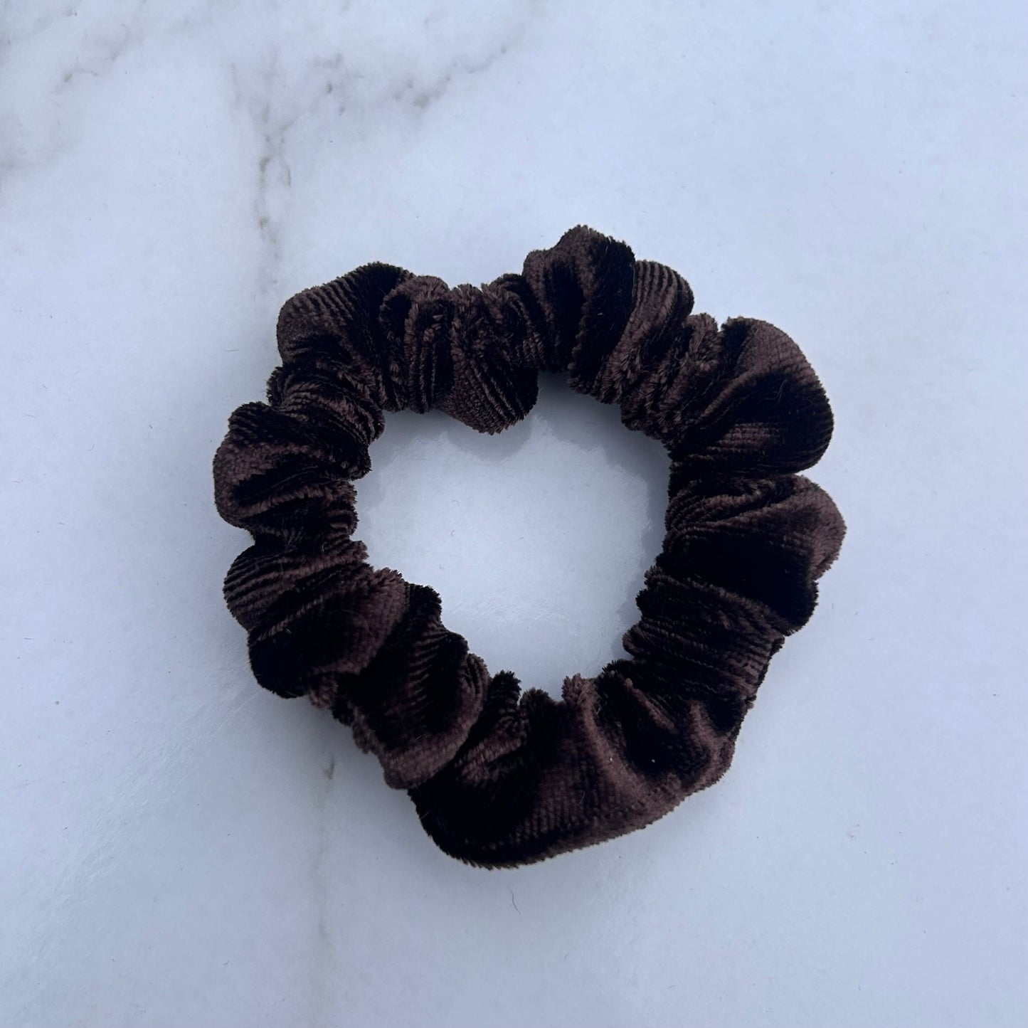 Chocolate Mini Scrunchie