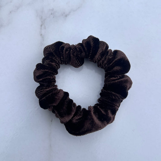 Chocolate Mini Scrunchie