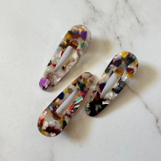 Colourful Point Hair clip