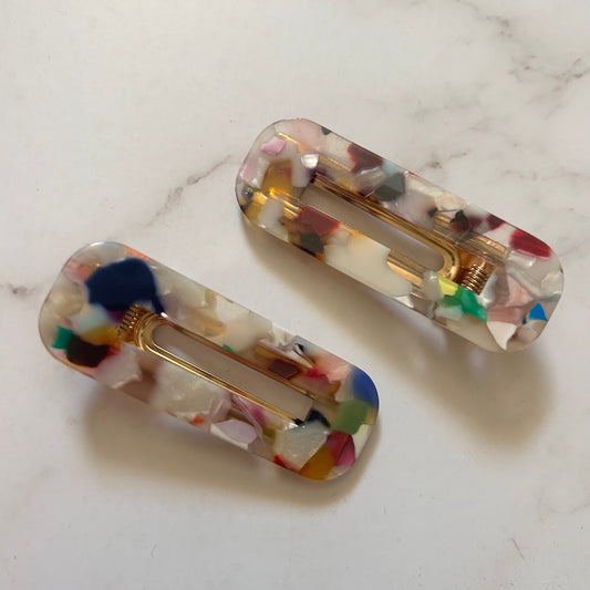 Colourful Round Hairclip