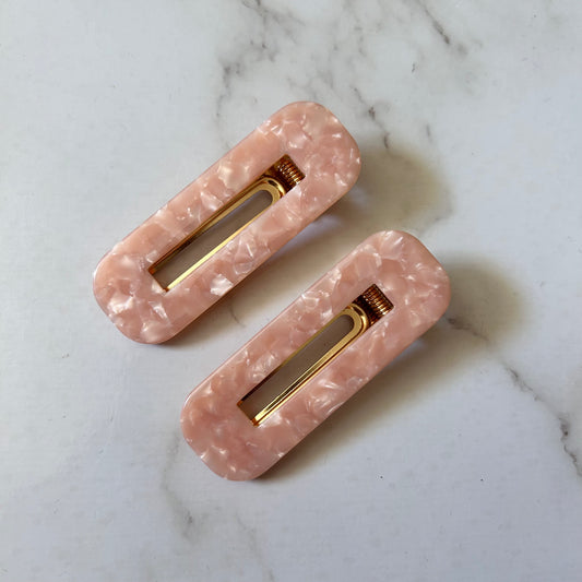 LightPink Round Hairclip